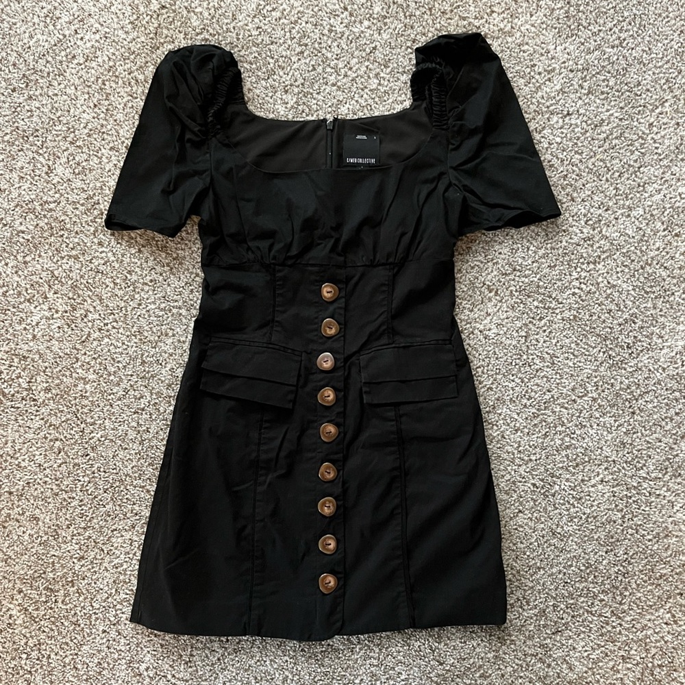 C/MEO COLLECTIVE Mini Black Dress